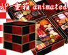 JP lacquer tiered box