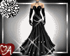 Diamond Black Velvet Gown