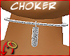 [m] Choker Hawt Silver