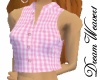 Pink Gingham Sleeveless