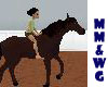 *MM* Riding horse DkBrn