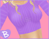 ~BZ~ Purple Ribbed Top