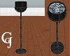 Ice Bucket w Stand Black