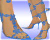 Blue Cristal Boots