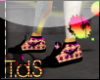 :Shy Pattern Sneakers: