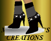Hip Hop Grey Stilettos