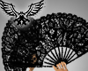 [Aluci] Black Lace Fans