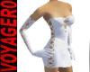 (V) White Lace Dress