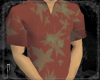 Orange Hawaiian shirt