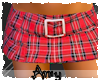 "A" Belted Plaid skirt