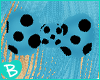 ~BZ~ R PolkaDotBow Teal