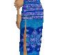 prettyblue slit dress