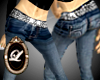 LIZ denim w belt