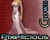 PIX Silk Floral Gown