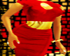 {xxx}Keyhole dress red
