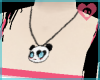 No Future Panda Necklace