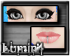 [*L] Bk Eye/Lip Rng -st-
