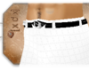 [XDX] White Five Pants