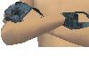 Scattercolor gloves
