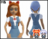 Evangelion School Girls