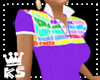 {K} Violet Tee FF Logo