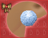 BB*Blue Glitter Earstud