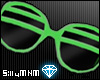 =D shutter shades: green