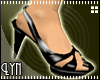 !LYN Glam Ink Black Heel