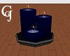 Three Pillar CandlesBlue