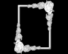 LARGE roseframe in white