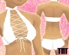 Lace-Up Frost Halter Top