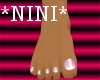 pink starburst pedi