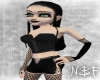 Black Curly Fishnet Skin
