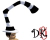 BlackWhite WyrmTopHat (M