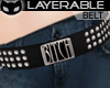 [SIN] B. Belt w/studs