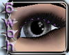Purple sparkly head 3 lashes
