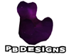 PB 4 Pose Purple Chair