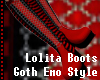 First Lolita Red Boots