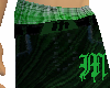 M black green pants