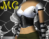 White Top/Black Corset