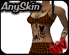 (MV) Gold Tatt Laced
