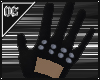 Studded Leather Gloves
