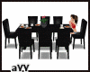 10Pose DinnerTable Black
