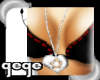 [GG] long silver heart