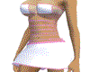 tied up in white/pink