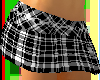 BB* BLACK PLAID SKIRT