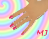 Hot Pink Nails