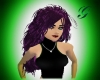 deep purple hair