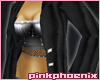 Black Chinchilla Coat