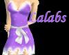 Snowflakes dress(purple)